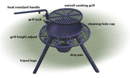 BBQ Fire Pit 1200mm