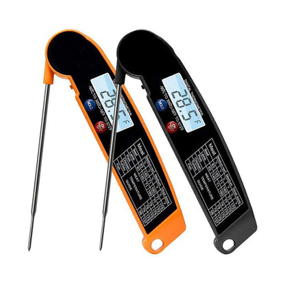 Digital Meat Thermometer — Instant Read, Foldable Probe