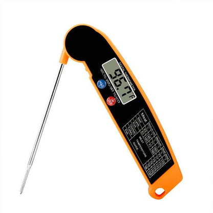 Digital Meat Thermometer — Instant Read, Foldable Probe
